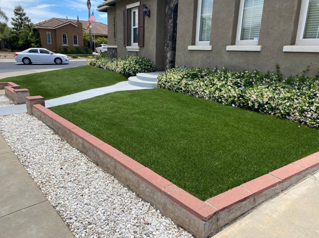 residential artificial lawn in seattle
