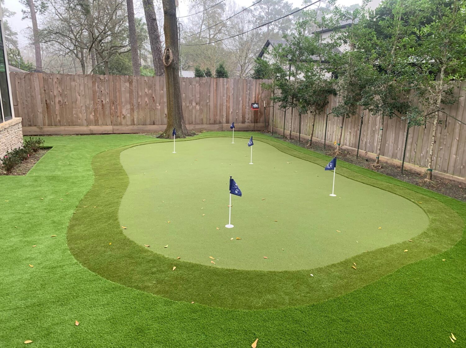 Residential Backyard putting green