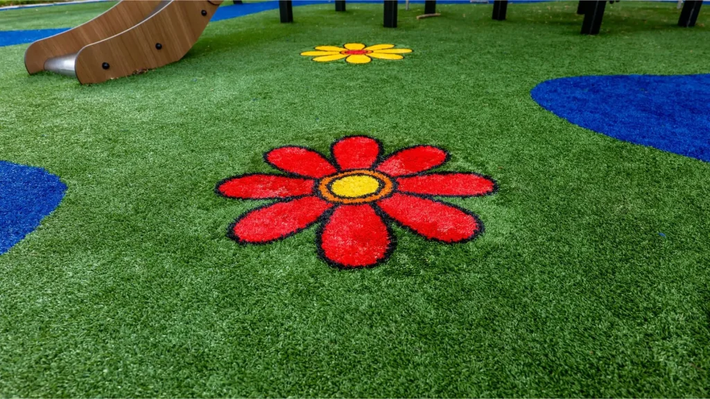 custom backyard artificial turf