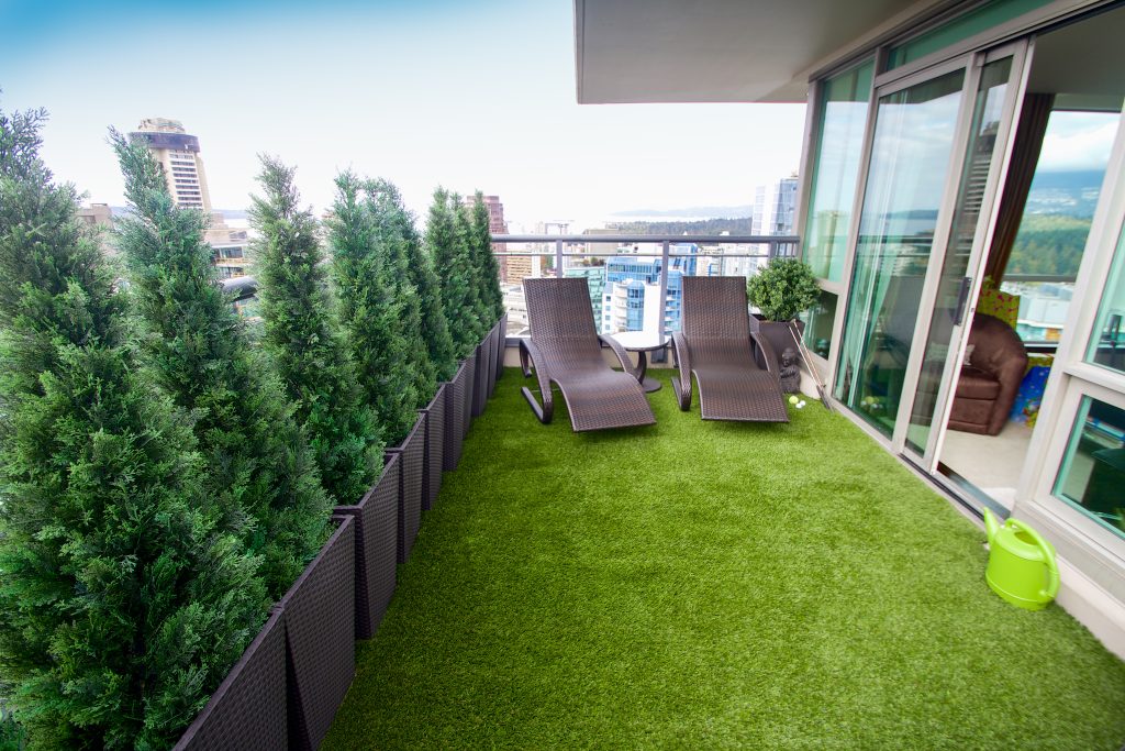 Residential Rooftop Seattle Artificial Turf